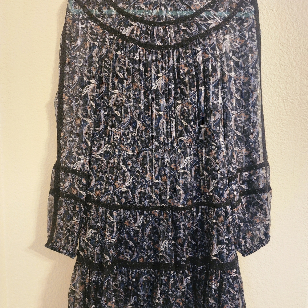 Veronica Beard Rahla Sheer Mini Dress